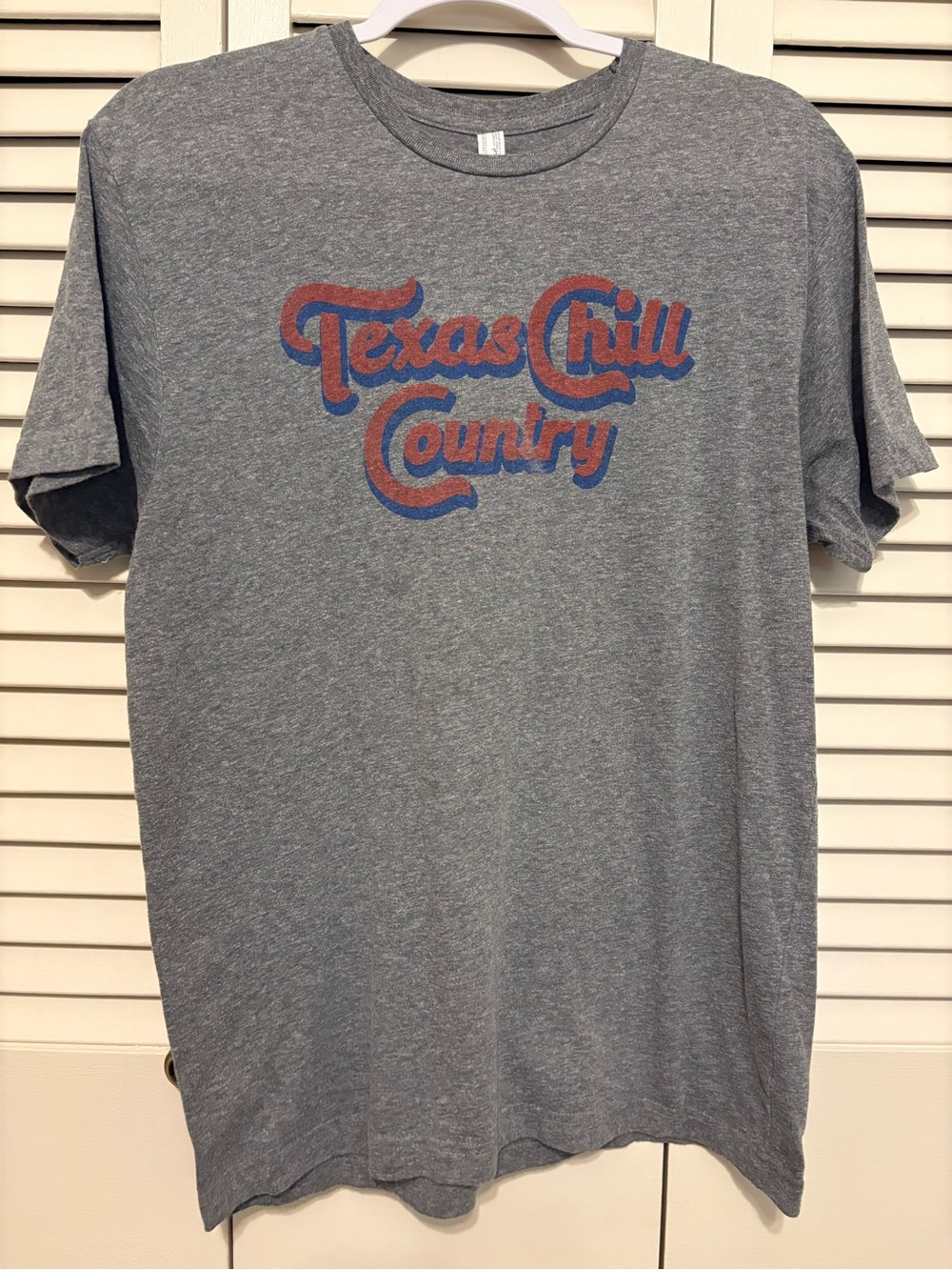 Texas Chill Country Gray Graphic T‑Shirt